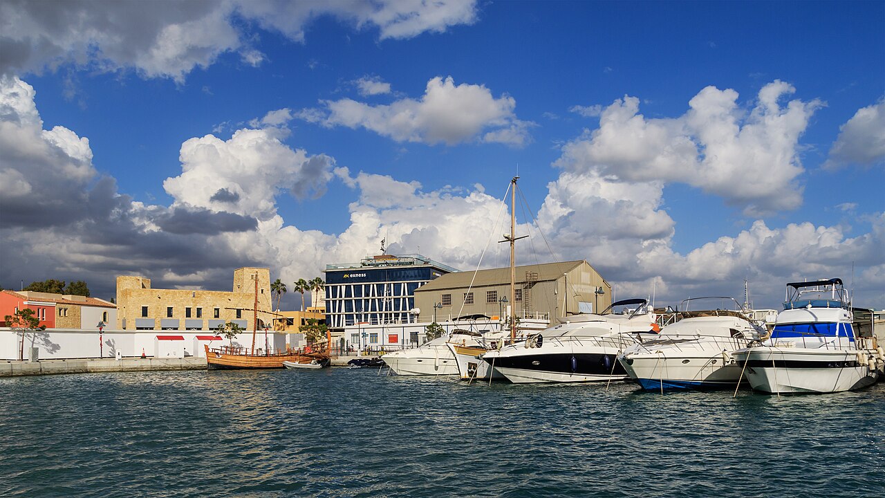 Limassol seafront and marina